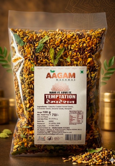 Mouth Freshener - Aagam Mukhwas Temptation, Traditional Indian Digestive by Test Seller 15
